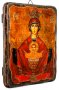 Икона под старину Пресвятая Богородица Неупиваемая Чаша 13x17 см