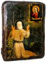 Икона под старину Преподобный Серафим Саровский, Чудотворец 13x17 см