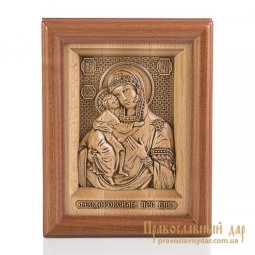 Резная икона Пресвятая Богородица Феодоровская - фото
