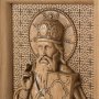 Резная икона Святитель Василий Великий