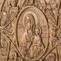 Резная икона Пресвятая Богородица Неопалимая Купина