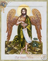 Икона Святой Пророк Иоанн Предтеча - Ангел Пустыни - фото
