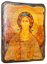 Икона под старину Святой Ангел-Хранитель 17x23 см - фото