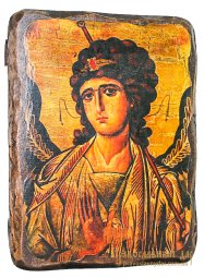 Икона под старину Святой Архангел Гавриил 17х23 см - фото