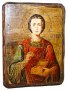 Икона под старину Святой Великомученик и Целитель Пантелеимон 17х23 см