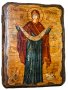 Икона под старину Покров Пресвятой Богородицы 17х23 см
