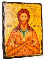 Икона под старину Святой Преподобный Алексий человек Божий 17х23 см - фото