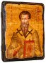 Икона под старину Святитель Василий Великий 21х29 см