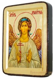 Икона Святой Ангел Хранитель Греческий стиль в позолоте 13x17 см - фото