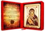 Икона Пресвятая Богородица Владимирская Греческий стиль в позолоте 13x17 см