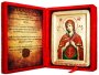 Икона Пресвятая Богородица Умягчение злых сердец Греческий стиль в позолоте 13x17 см