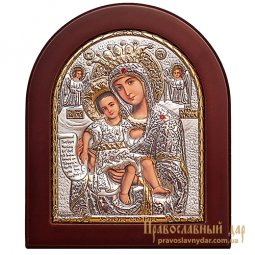 Икона Пресвятая Богородица Достойно Есть 8x10 см (арка) Греция - фото