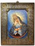 Икона Пресвятая Богородица Остробрамская 20х25 см, Византийский стиль