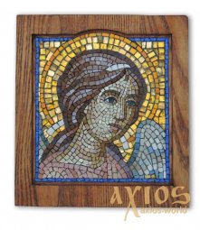 Икона из мозаики Ангел Хранитель, 22х25 см - фото