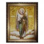 Янтарная икона Святой Архангел Гавриил 20x30 см