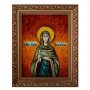 Янтарная икона Святая Мария Вифинская 20x30 см