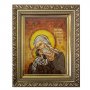 Янтарная икона Святой Симеон Богоприемец 20x30 см