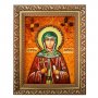 Янтарная икона Преподобная Анастасия Патрикия 20x30 см