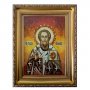 Янтарная икона Святитель Григорий Богослов 20x30 см
