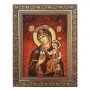 Янтарная икона Пресвятая Богородица Тучная Гора 20x30 см