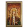 Янтарная икона Святая Равноапостольная Нина 20x30 см