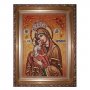Янтарная икона Пресвятая Богородица Цареградская 20x30 см