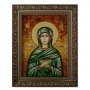 Янтарная икона Святая праведная Мария 20x30 см