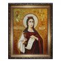 Янтарная икона Святая великомученица Варвара 20x30 см