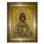 Янтарная икона Святой благоверный князь Ярополк 20x30 см