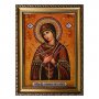 Янтарная икона Божия Матерь Семистрельная 20x30 см