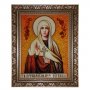 Янтарная икона Святая мученица Евгения 20x30 см