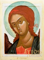 Икона Святой Архангел Гавриил 24х32 см - фото