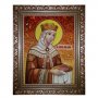 Янтарная икона Святая равноапостольная Елена 40x60 см