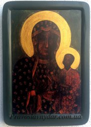Икона Богородица Ченстоховская Бельская - фото