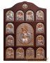 Домашний иконостас Пресвятая Богородица Остробрамская 28x42 см