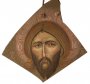 Иисус Христос, икона писаная на камне, яичная темпера, 43х42 см 