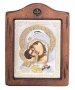 Икона Божья Матерь Владимирская, Итальянский оклад №2, 13х17 см, дерево ольха