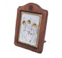 Икона Святая Троица, Итальянский оклад №2, 13х17 см, дерево ольха, ПД010512