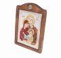 Икона Святое Семейство, Итальянский оклад №3, эмали, 17х21 см, дерево ольха, ПД010520
