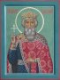 Писаная Икона Святой Князь Владимир, 30х40 см