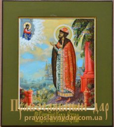 Икона Святой благоверный князь Роман - фото
