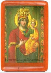 Икона Богородица Одигитрия с похвалой - фото