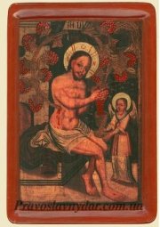 Икона Христос - Виноградная Лоза (XVIII век) - фото