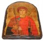 Икона под старину Святой Георгий Победоносец 17х23 см арка