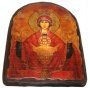 Икона под старину Пресвятая Богородица Неупиваемая Чаша 17х23 см арка