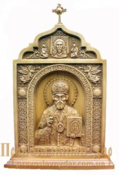 Центральная икона Николай Чудотворец - фото