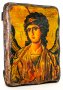 Икона под старину Святой Архангел Гавриил 7x9 см