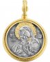 Образ Божией Матери «Взыграние», серебро 925 с позолотой