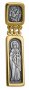 Образ «Святая Анастасия»,  серебро 925° с позолотой