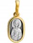 Образ «Св. Мария Магдалина», серебро 925 с позолотой